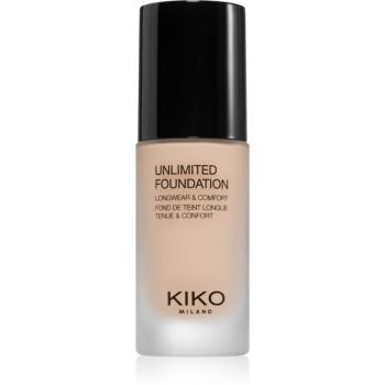 KIKO Milano Unlimited Foundation fard lichid de lunga durata cu efect matifiant culoare 1.5 Neutral 30 ml