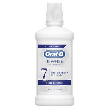 Oral B Apă de gură de albire fără alcool 3D White Luxe Perfection 500 ml