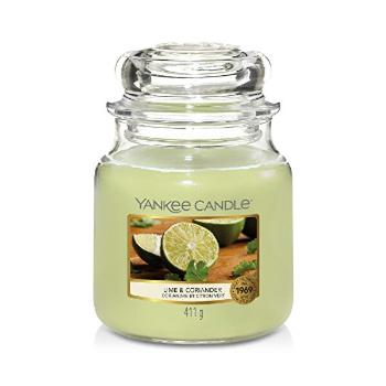 Yankee Candle Lumânare aromatică Classic medie Lime &amp; Coriander 411 g
