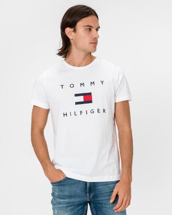 Tommy Hilfiger Flag Tricou Alb