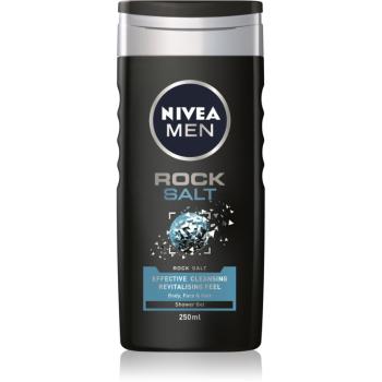 Nivea Men Rock Salt gel de dus pentru față, corp și păr 250 ml
