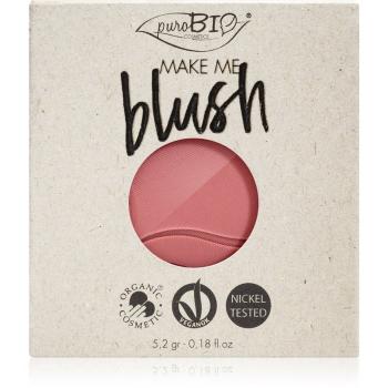 puroBIO Cosmetics Long-lasting Blush Refill Blush rezistent rezerva 5,2 g