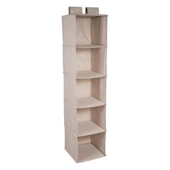 Organizator suspendat cu 5 compartimente Bigso Box of Sweden Hanging, bej