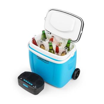 Auna PICKNICKER TROLLEY MUSIC COOLER, cutie de răcire, 36 L, difuzor BT, culoare albastră