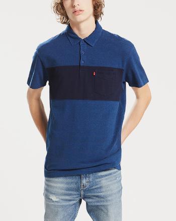 Levi's® Sunset Pieced Polo tricou Albastru