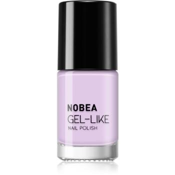 NOBEA Day-to-Day lac de unghii cu efect de gel culoare Soft Lilac #N05 6 ml
