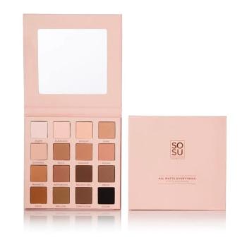 SOSU Cosmetics Paleta de farduri de pleoape All Matte Everything (Eye Shadow Palette)