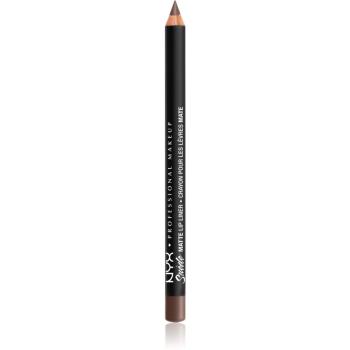 NYX Professional Makeup Suede Matte Lip Liner dermatograf mat de buze culoare 21 Brooklyn Thorn 1 g