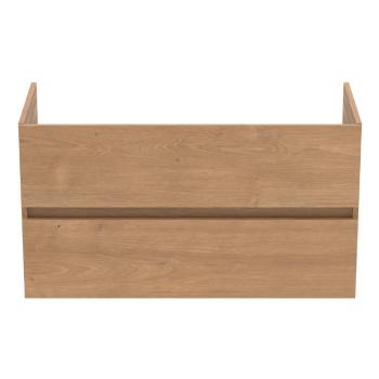 Dulap sub chiuvetă în culoare naturală suspendat cu aspect de lemn de stejar 100x55 cm Eurovit+ – Ideal Standard