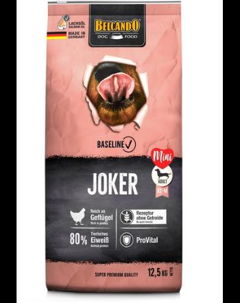 BELCANDO Baseline Joker Grain Free 2 x 12,5 kg hrana caini rasa mica si medie