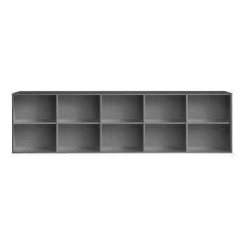 Bibliotecă gri antracit suspendată 220x61 cm Mistral – Hammel Furniture