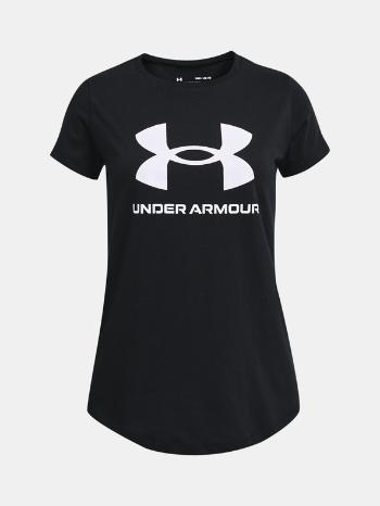 Under Armour Live Sportstyle Graphic SS Tricou pentru copii Negru