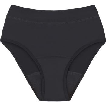 Snuggs Period Underwear Hugger: Extra Heavy Flow Black chiloți menstruali textili în caz de menstruație puternică mărime M Black 1 buc