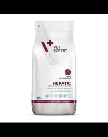 VET EXPERT Veterinary Diet Dog Hepatic 12 kg hrana veterinara caini cu insuficienta hepatica