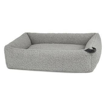 Pat  gri pentru câini din material bouclé 55x70 cm Senso Pebble S – MiaCara