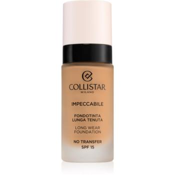 Collistar Impeccabile Long Wear Foundation machiaj persistent SPF 15 5N Amber 30 ml