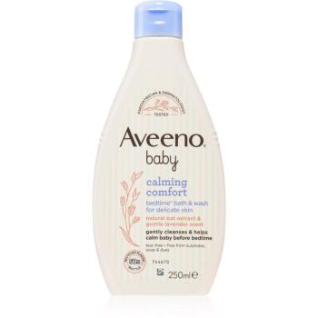 Aveeno Baby Calming Comfort gel de curățare pentru un somn liniștit pentru pielea bebelusului 250 ml