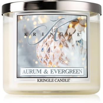 Kringle Candle Aurum & Evergreen lumânare parfumată 411 g