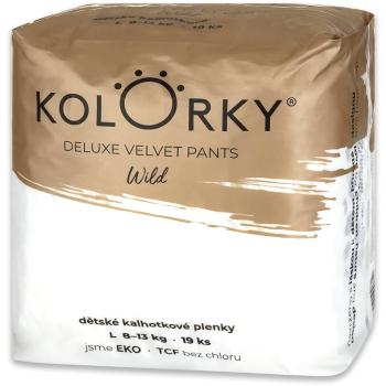 Kolorky Deluxe Velvet Pants Wild scutece tip chiloțel marimea L 8-13 Kg 19 buc