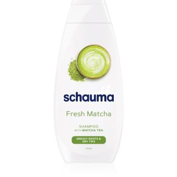 Schwarzkopf Schauma Fresh Matcha șampon detoxifiant pentru curățare pentru scalp gras și vârfuri uscate 400 ml