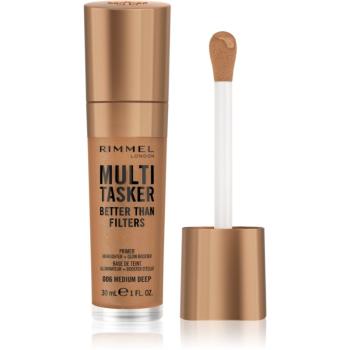 Rimmel Multi-Tasker Better Than Filters bază pentru machiaj iluminatoare pentru uniformizarea nuantei tenului culoare 006 Medium Deep 30 ml