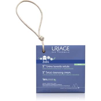 Uriage Bébé 1st Solid Cleansing Cream sapun crema pentru piele neteda si delicata pentru nou-nascuti si copii 100 g