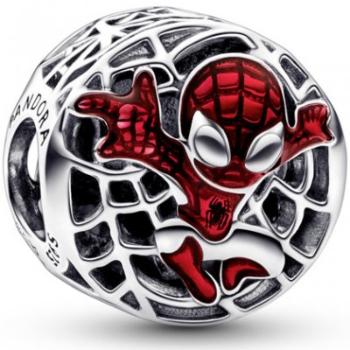 Pandora Mărgea jucăușă din argint Spider-Man Marvel 792350C01