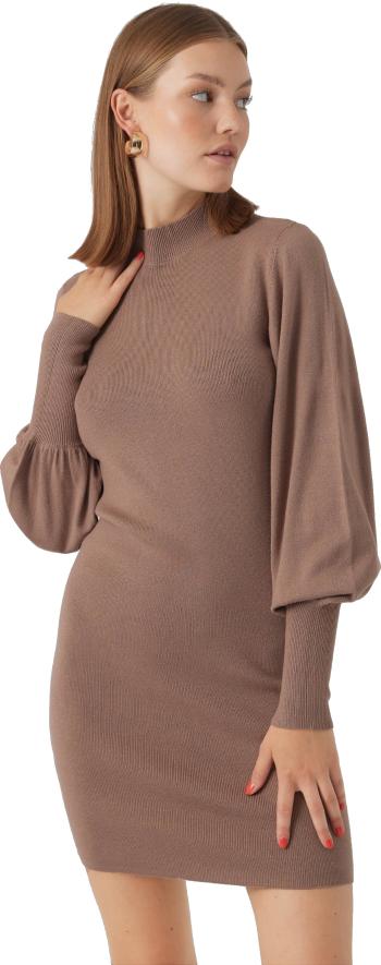 Vero Moda Rochie pentru femei VMHOLLYKARISPUFF Slim Fit 10290665 Brown Lentil S