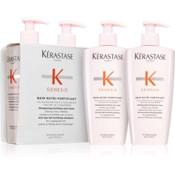 Kérastase Genesis Bain Nutri-Fortifiant sampon de întărire pentru părul subtiat cu tendința de a cădea 2x500 ml