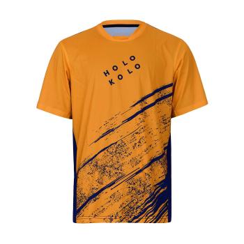 
                 HOLOKOLO Tricou de ciclism cu mânecă scurtă - UNIVERSE MTB - portocaliu/negru 
            