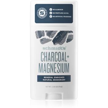 Schmidt's Charcoal + Magnesium deodorant stick pentru toate tipurile de piele 75 g