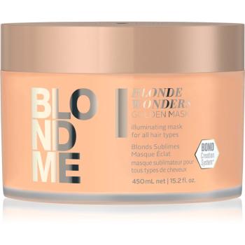 Schwarzkopf Professional Blondme Blonde Wonders Mască nutritivă pentru păr neted și lucios 450 ml