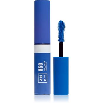 3INA The Color Mascara Mini mascara culoare 850 - Blue 5,5 ml