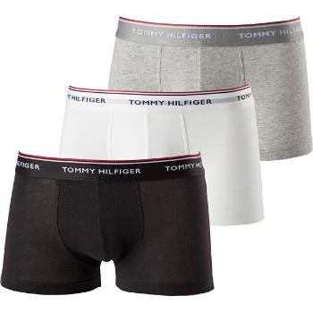 Tommy Hilfiger 3 PACK - boxeri pentru bărbați  Low Rise Trunk 1U87903841-004 XL