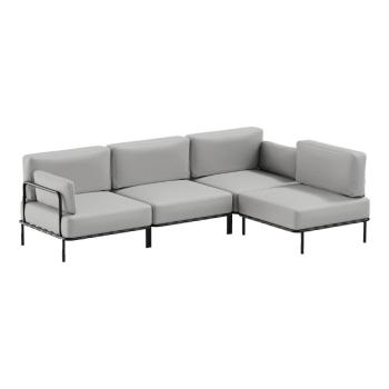 Canapea modulară de grădină gri deschis 234 cm Salve – Sit Sit