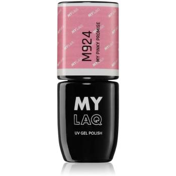 MYLAQ UV Gel Polish My Promise lac de unghii sub forma de gel culoare My Pinky Promise 5 ml