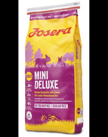 JOSERA Mini Deluxe hrana uscata pentru caini adulti talie mica 900 g 5 + 1 GRATIS