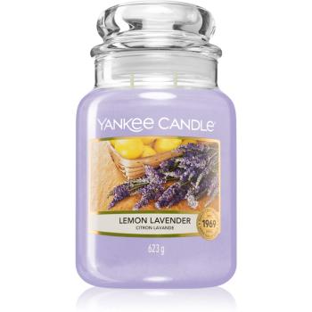 Yankee Candle Lemon Lavender lumânare parfumată Clasic mini 623 g