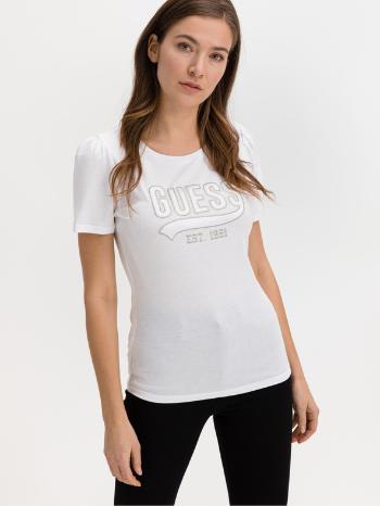 Guess Tricou Alb