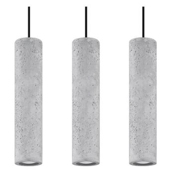 Lustră din beton Nice Lamps Fadre, lungime 40 cm