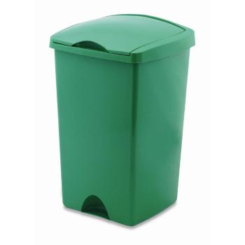 Coș de gunoi cu capac Addis Lift, 50 l, verde