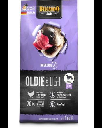 BELCANDO Baseline Oldie &amp; Light Hrana uscata caine senior 1 kg