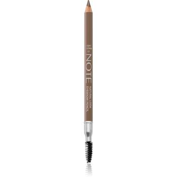 Note Cosmetique Natural Lool Eyebrow Pencil creion pentru sprancene cu pensula 02 Light Brown 1,08 g