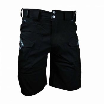 
                 HAVEN Pantaloni scurți de ciclism fără bretele - CUBES BLACKIES - negru  
            