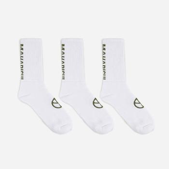 Maharishi Miltype Sport Sock 3-pack 9344 WHITE/WHITE/WHITE