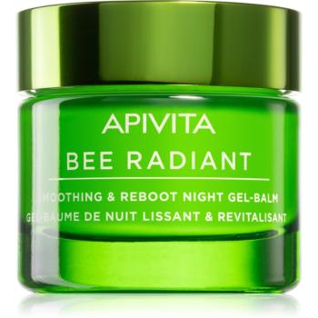 Apivita Bee Radiant gel balsam detoxifiant pentru noapte și netezire 50 ml