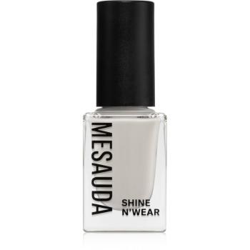 Mesauda Milano Shine N'Wear lac de unghii cu uscare rapida culoare 232 Extra White 10 ml