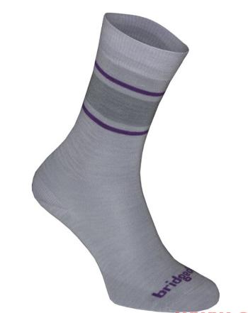 șosete Bridgedale de fiecare zi Sock / Liner merinos rezistență cizmă femei lt.grey/purple/065