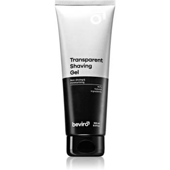 Beviro Transparent Shaving Gel gel pentru bărbierit pentru barbati 250 ml