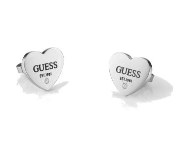 Guess Cercei fermecători din oțel Inimioare Studs Party JUBE02177JWRHT/U